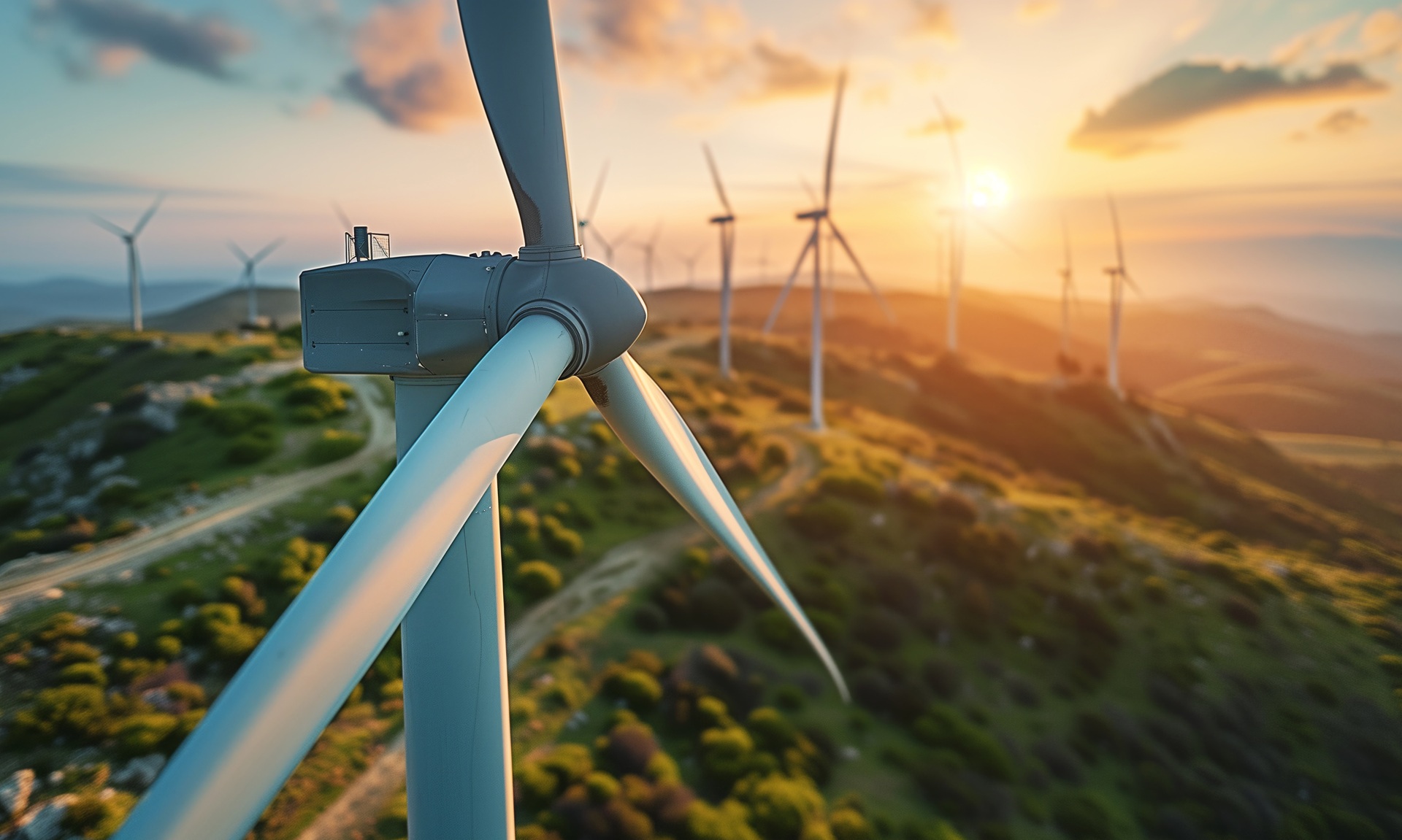 Projektentwickler Windenergie bei Windparkplanung im Gelände