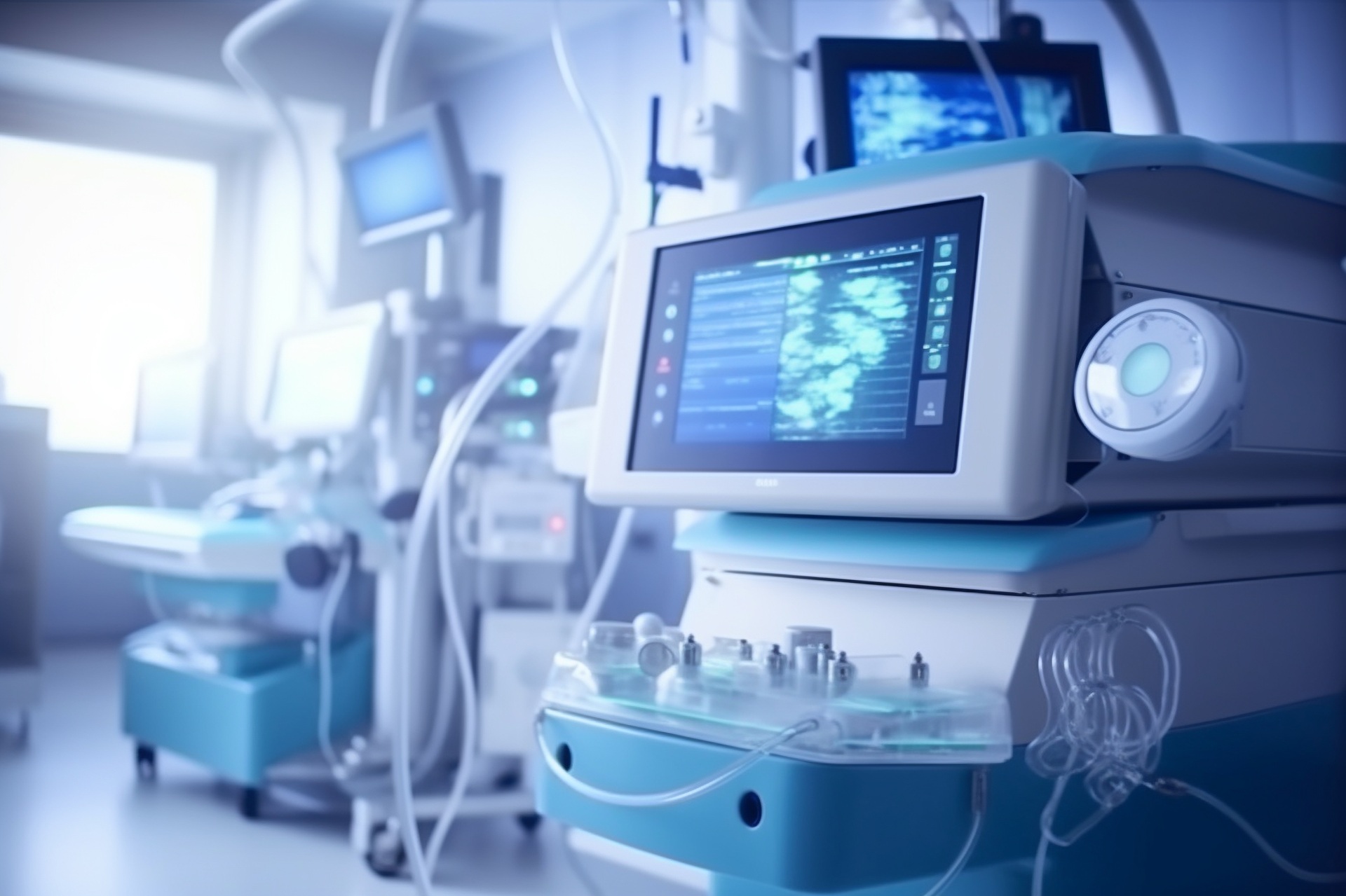 Moderne Überwachungsgeräte in Klinikraum | IVDR Leistungsbewertung